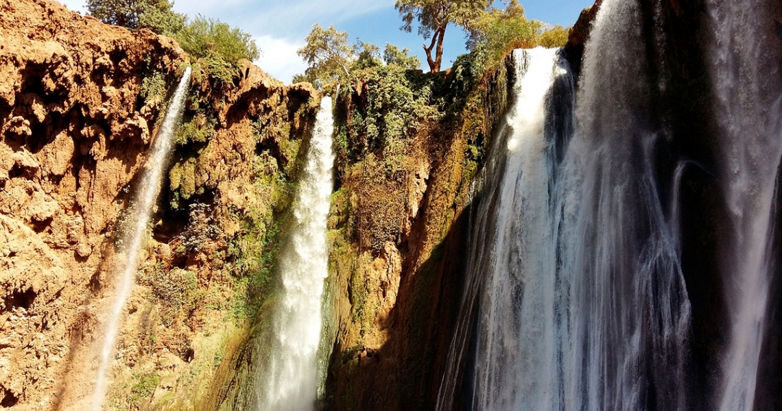Excusrsion départ Marrakech - Cascades Ouzoud